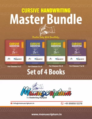 Cursive Handwriting Master Bundle - Set of 4 Books